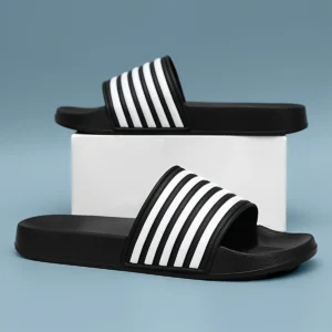Chinelo Masculino Slide Listrado