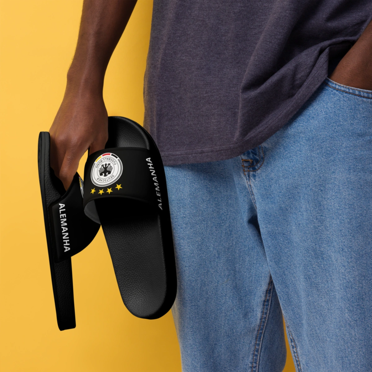 Chinelo Slide Masculino Seleção Alemanha Varias Estampas - Imagem 50