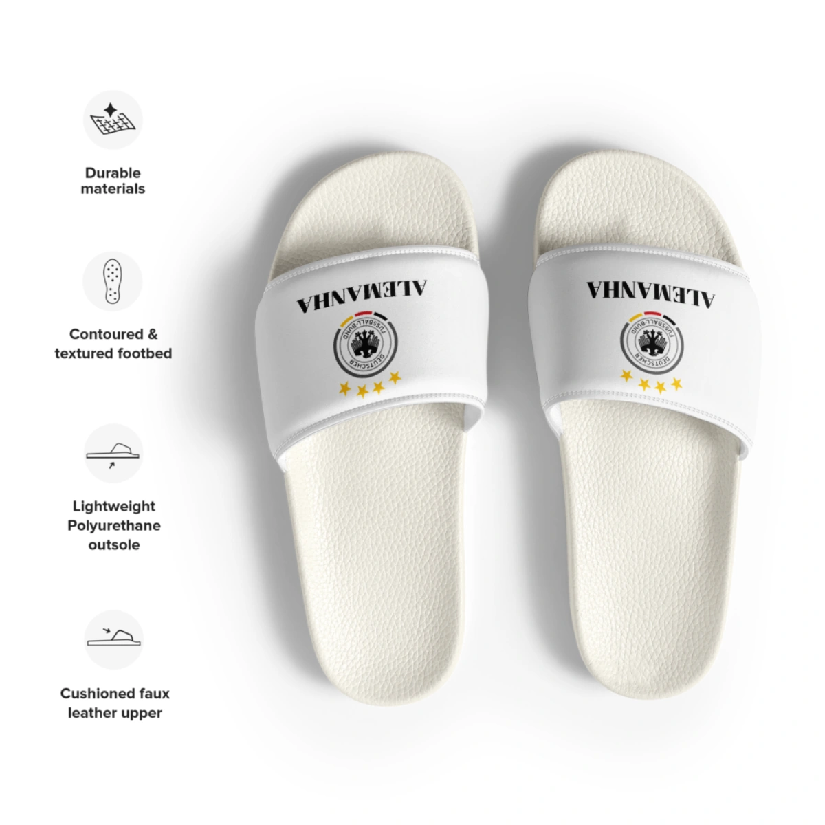 Chinelo Slide Masculino Seleção Alemanha Varias Estampas - Imagem 51
