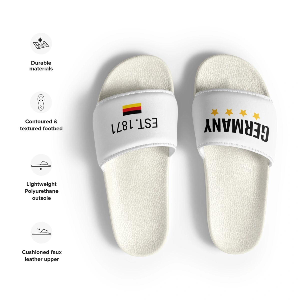 Chinelo Slide Masculino Seleção Alemanha Varias Estampas