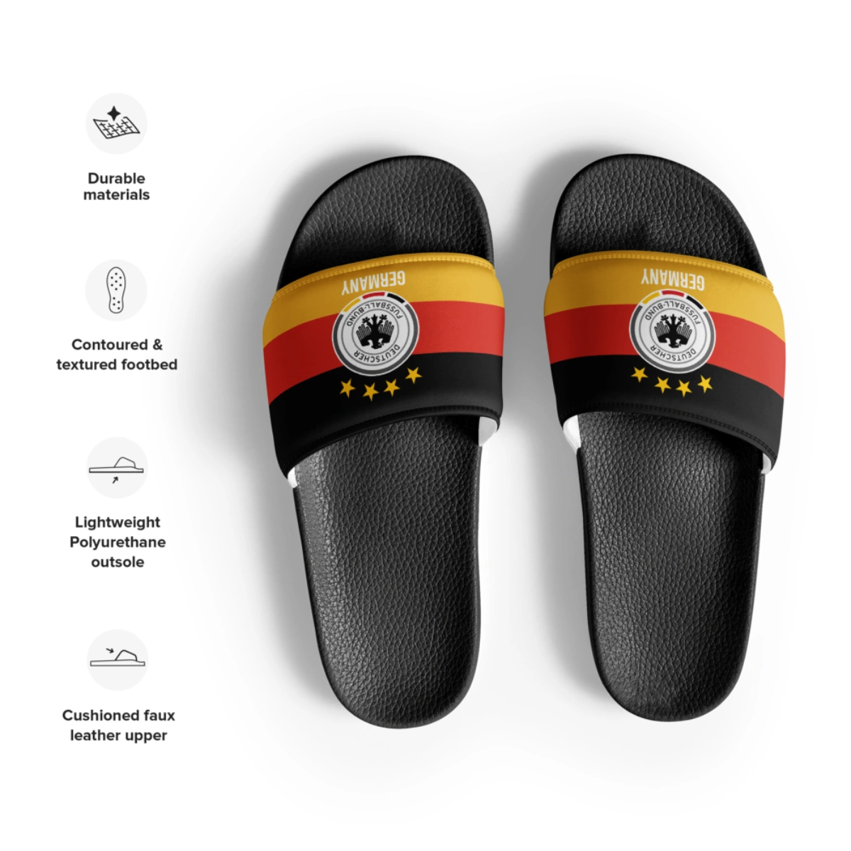 Chinelo Slide Masculino Seleção Alemanha Varias Estampas - Imagem 29