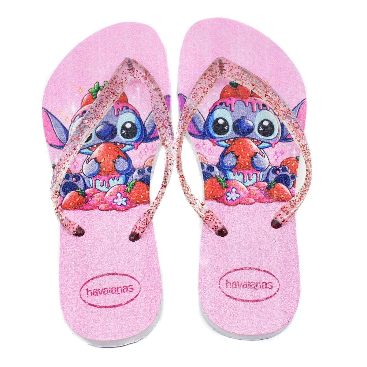 Kit 3 Chinelos Feminino Havaianas Stitch Sortidos - Imagem 3