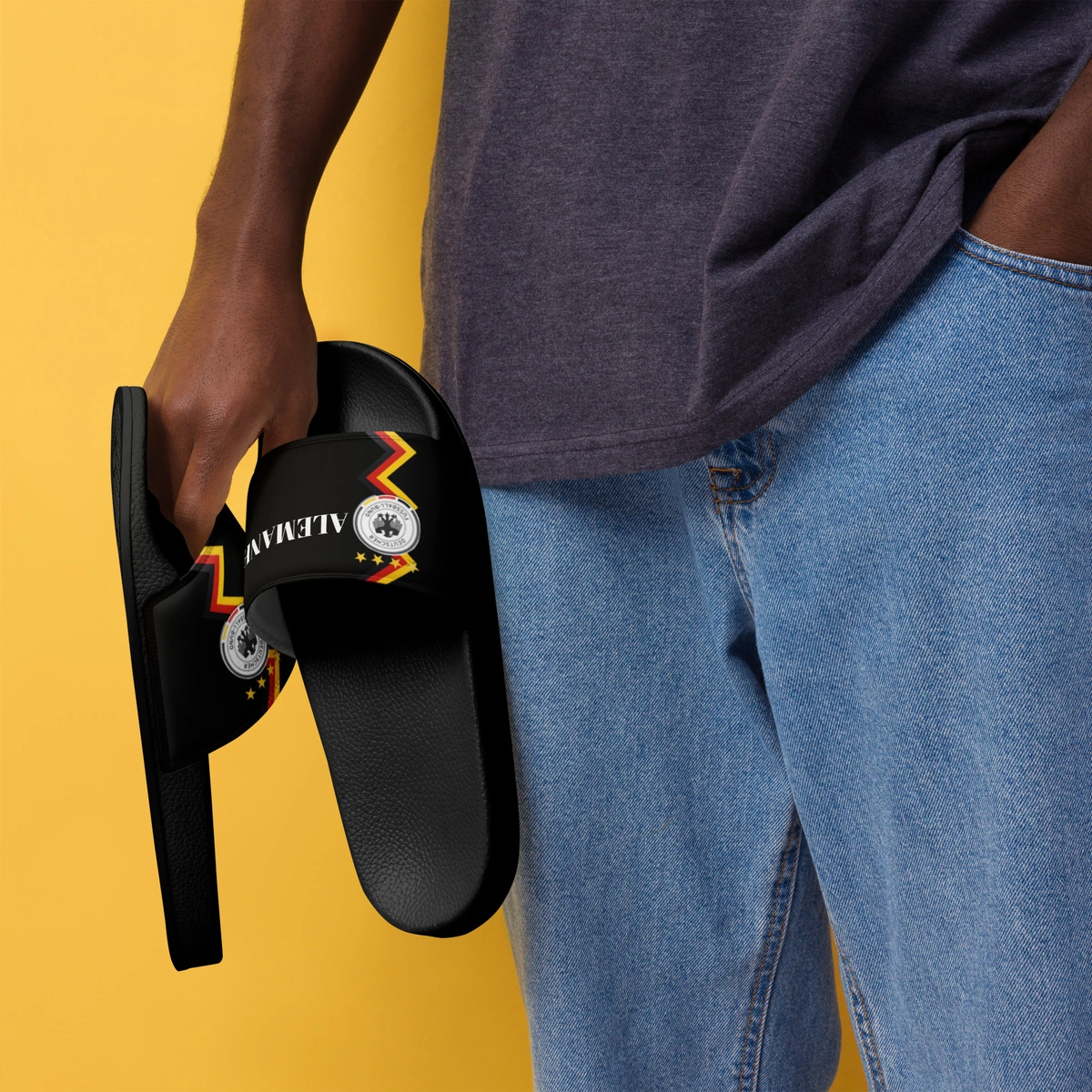 Chinelo Slide Masculino Seleção Alemanha Varias Estampas - Imagem 82