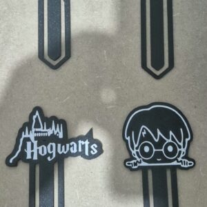 Kit Marcadores de Livro Harry Potter Colecionável - 4 Unidades