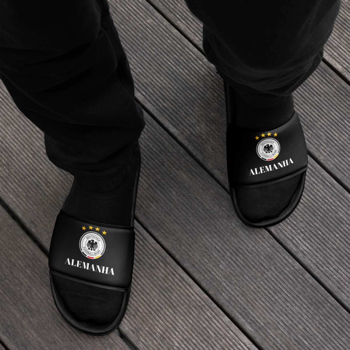 Chinelo Slide Masculino Seleção Alemanha Varias Estampas - Imagem 64