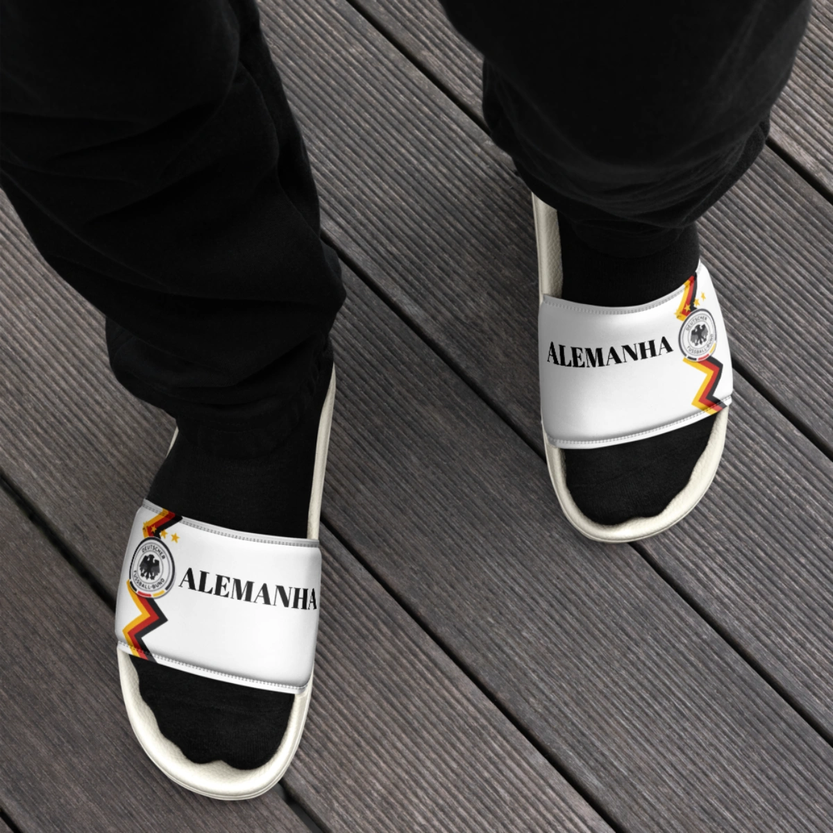 Chinelo Slide Masculino Seleção Alemanha Varias Estampas - Imagem 72