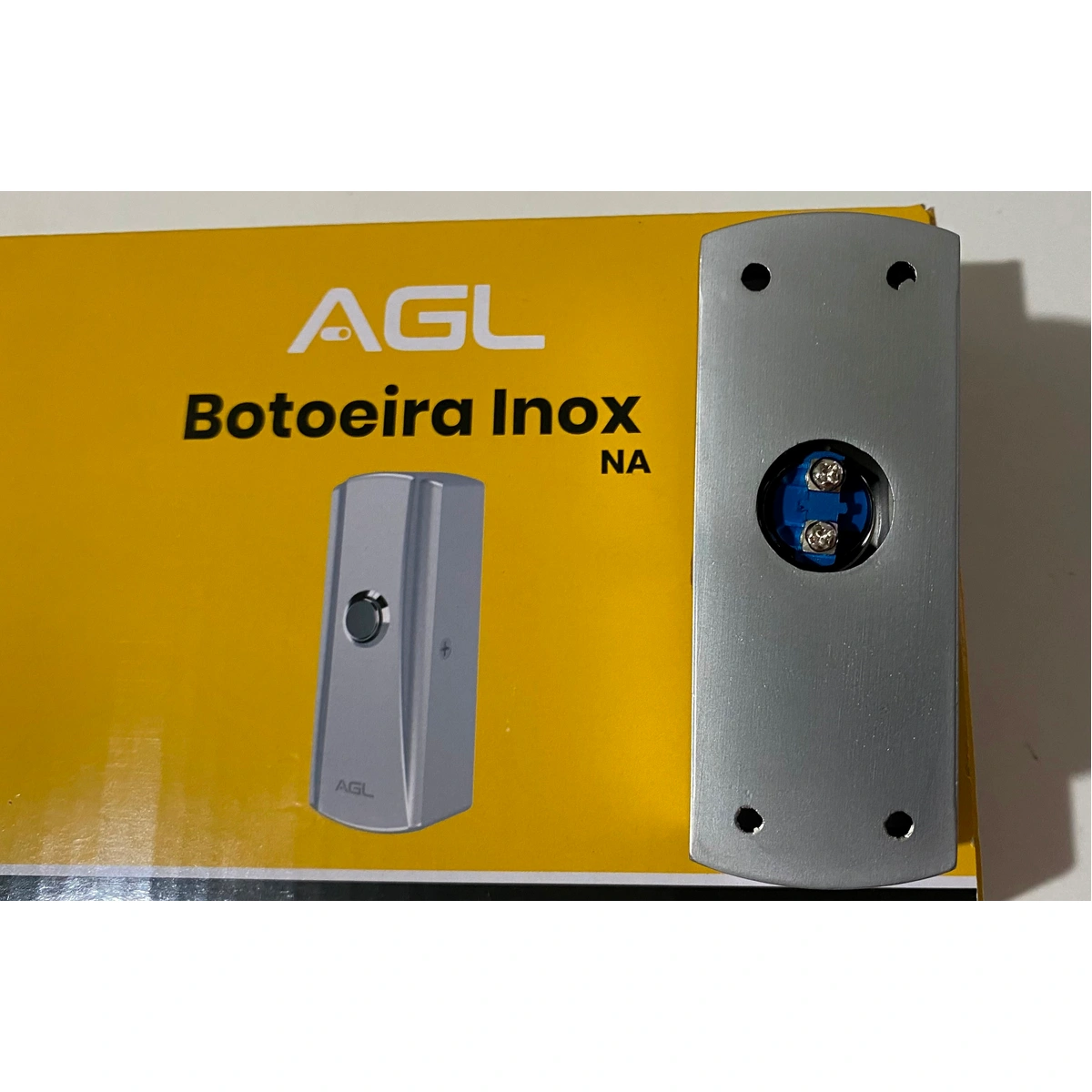 Botoeira Sobrepor Inox Contato Seco N.A. Tipo campainha - Imagem 4