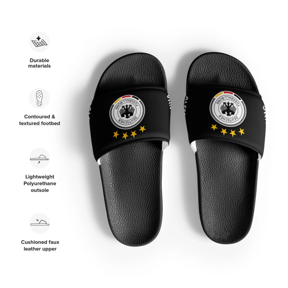 Chinelo Slide Masculino Seleção Alemanha Varias Estampas - Imagem 59