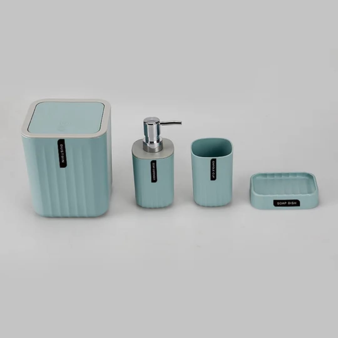 Kit Banheiro Lavabo 4 Peças Resistente e Moderno - Imagem 3