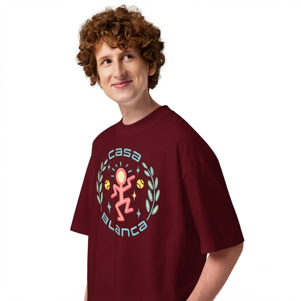Camiseta Masculina Oversized Casa Blanca Play - Imagem 30