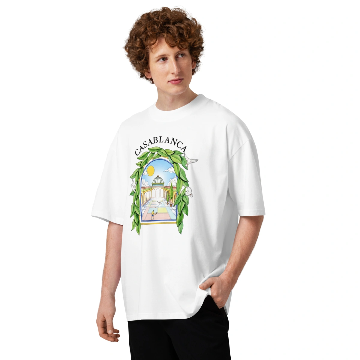 Camiseta Masculina Oversized Casa Blanca Club - Imagem 28
