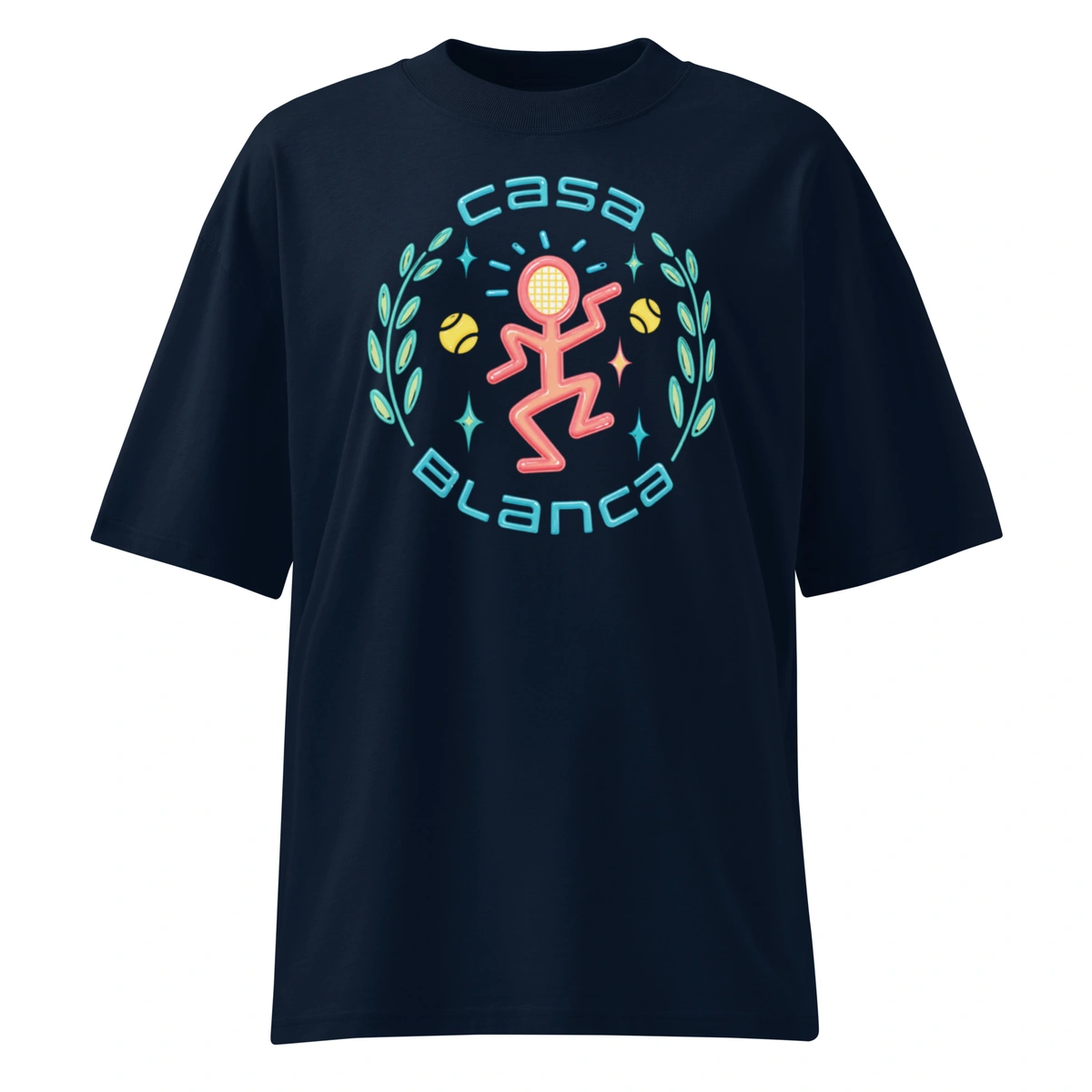 Camiseta Masculina Oversized Casa Blanca Play - Imagem 6