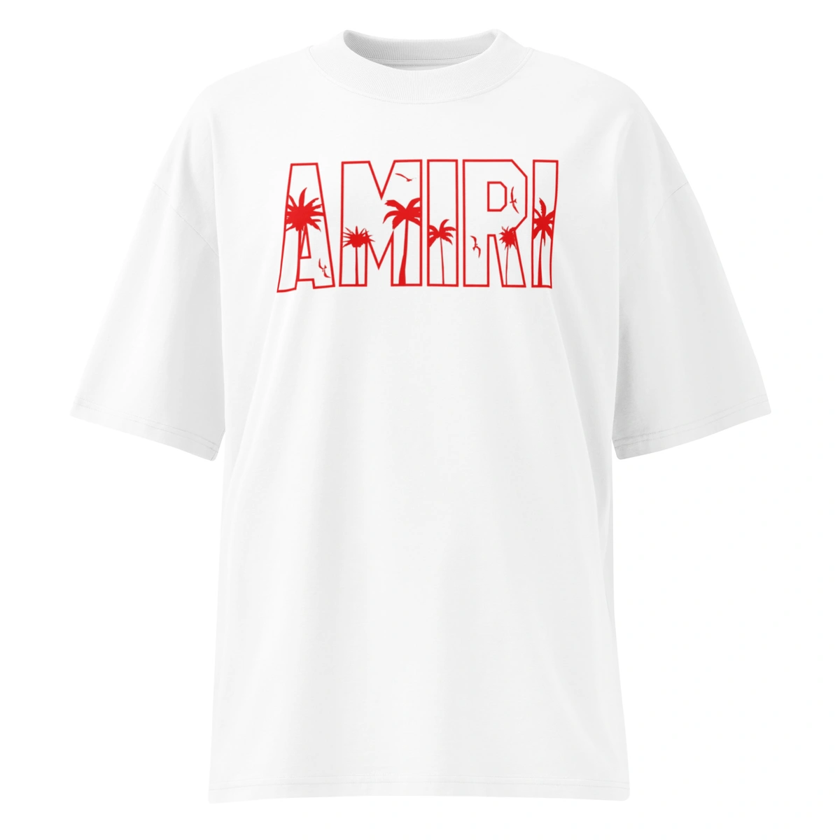 Camiseta Masculina Oversized Amiri Sunset - Imagem 11