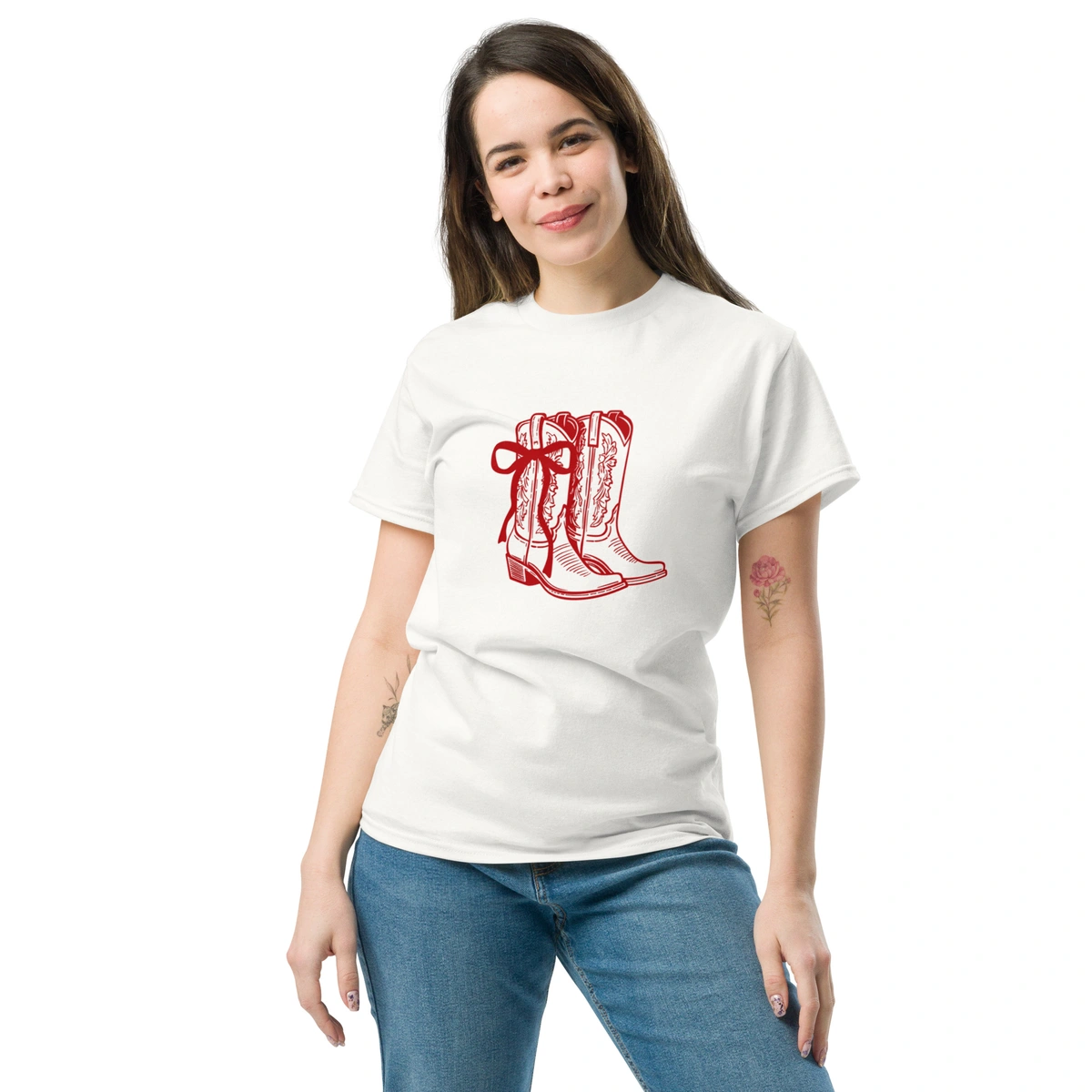 Camisa Feminina Baby Look Laço Country - Imagem 3