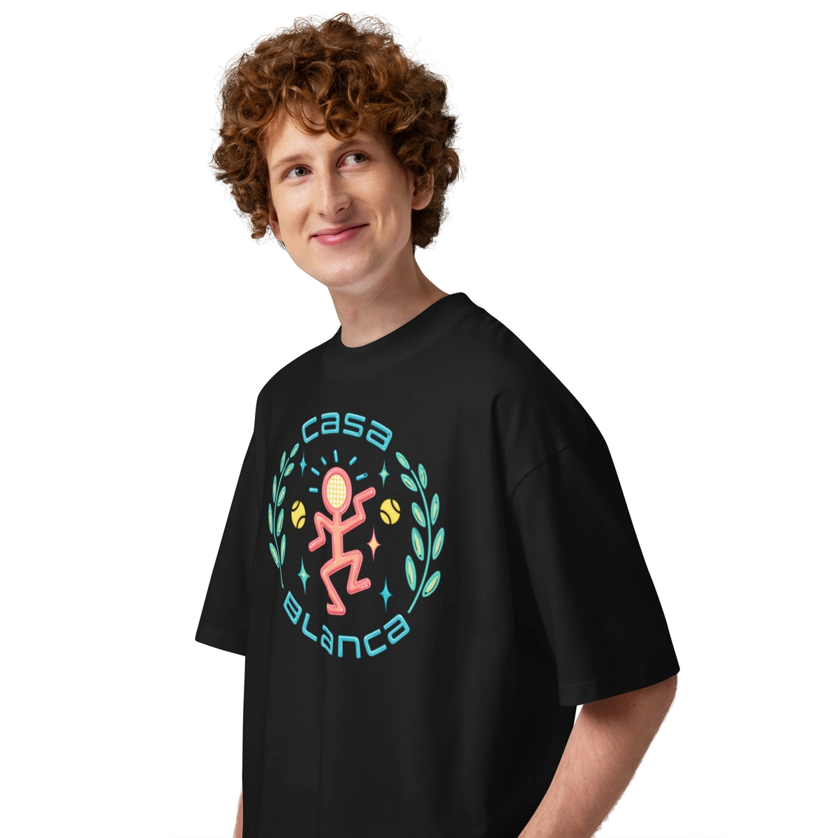 Camiseta Masculina Oversized Casa Blanca Play - Imagem 20