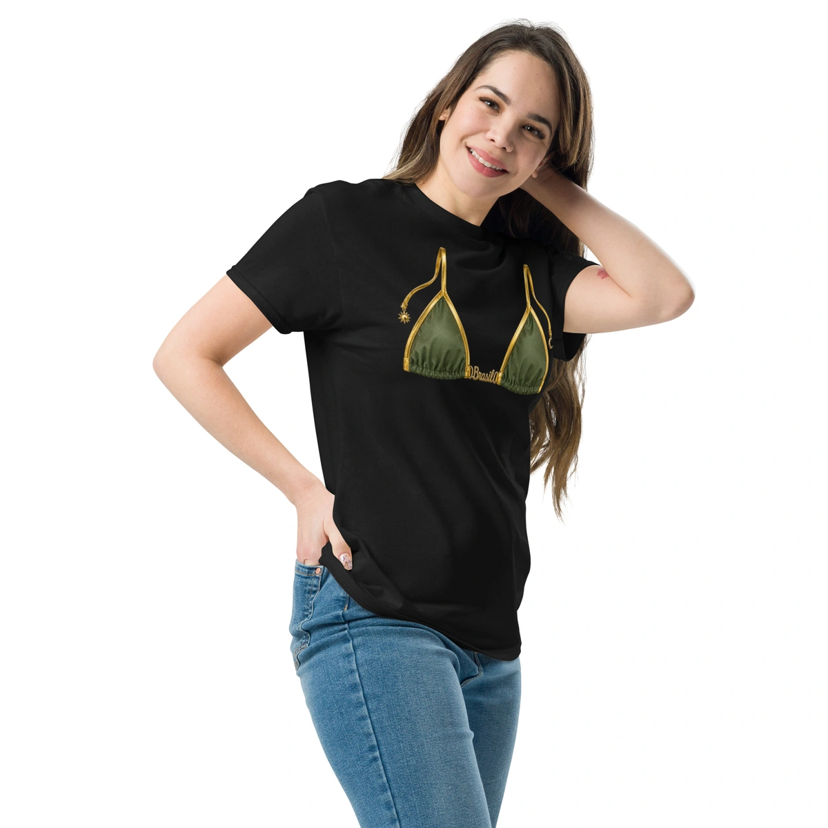 Camisa Feminina Baby Look Brasil Beach - Imagem 30