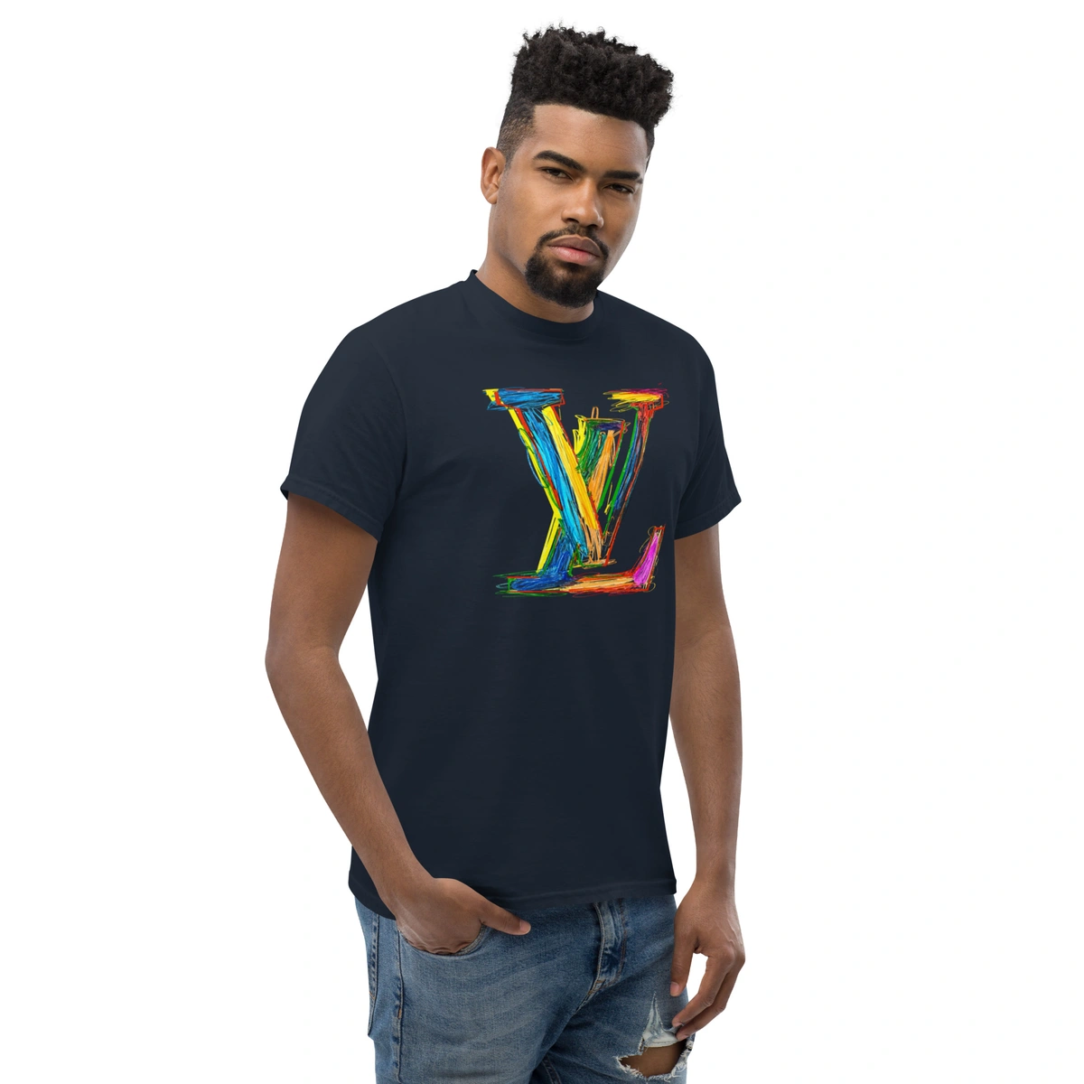 Camiseta Masculina Louis Vuitton Street - Imagem 30