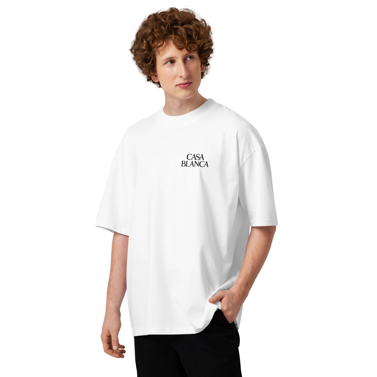 Camiseta Masculina Oversized Casa Blanca Aura - Imagem 4