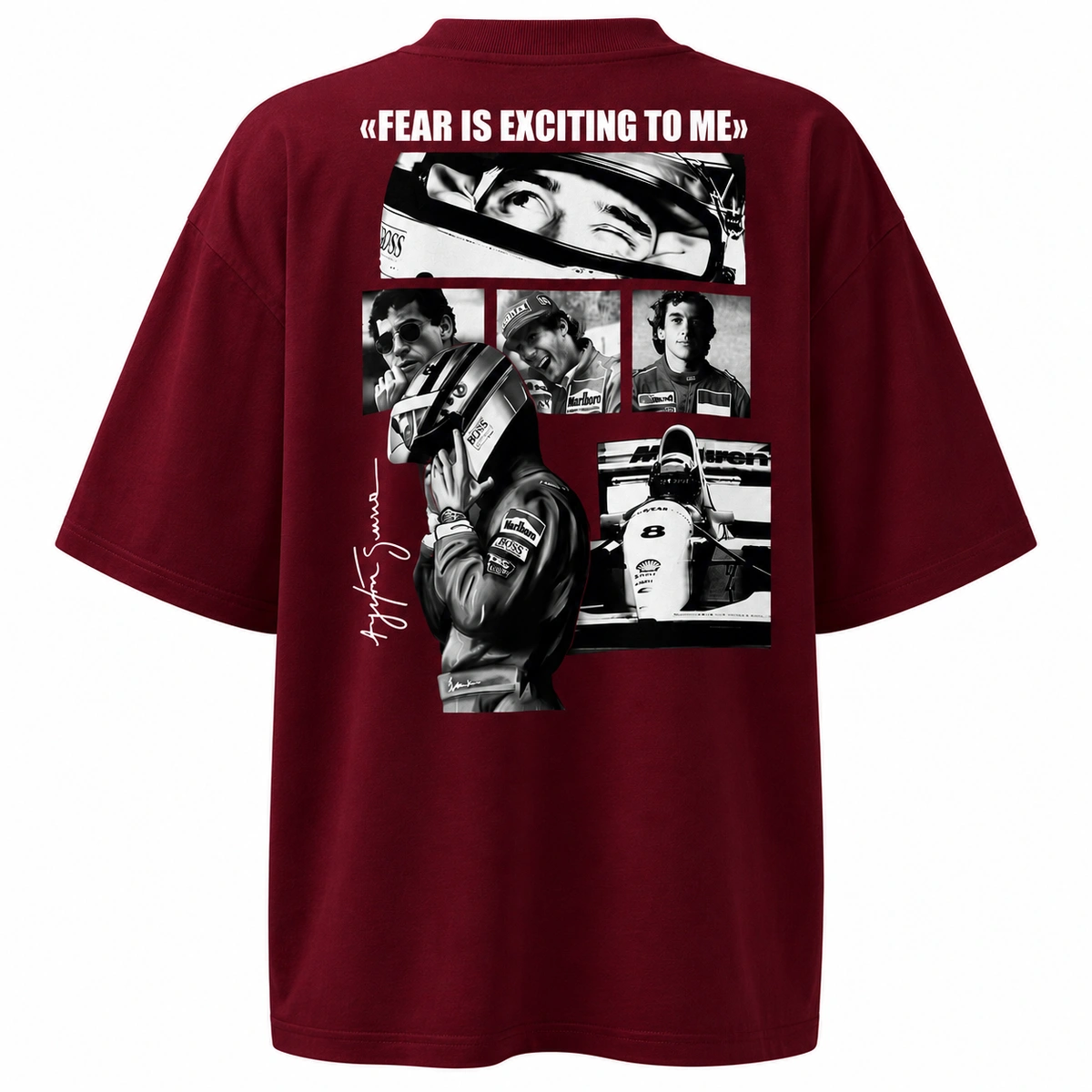 Camiseta Masculina Oversized Ayrton Senna - Imagem 27