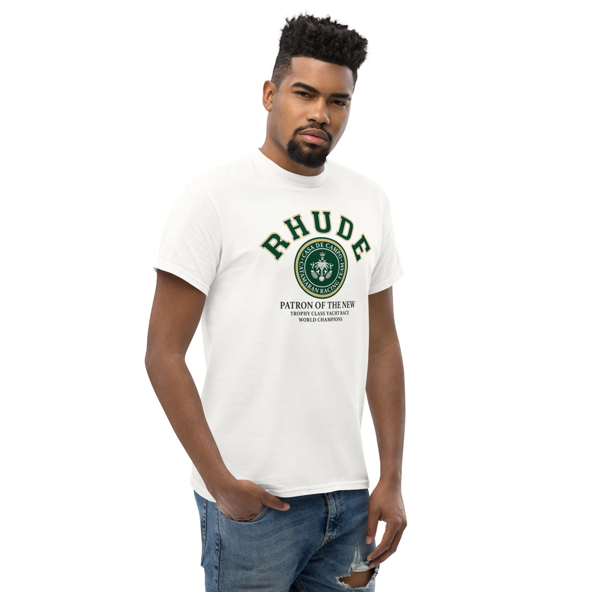 Camiseta Masculina Rhude Champion - Imagem 6