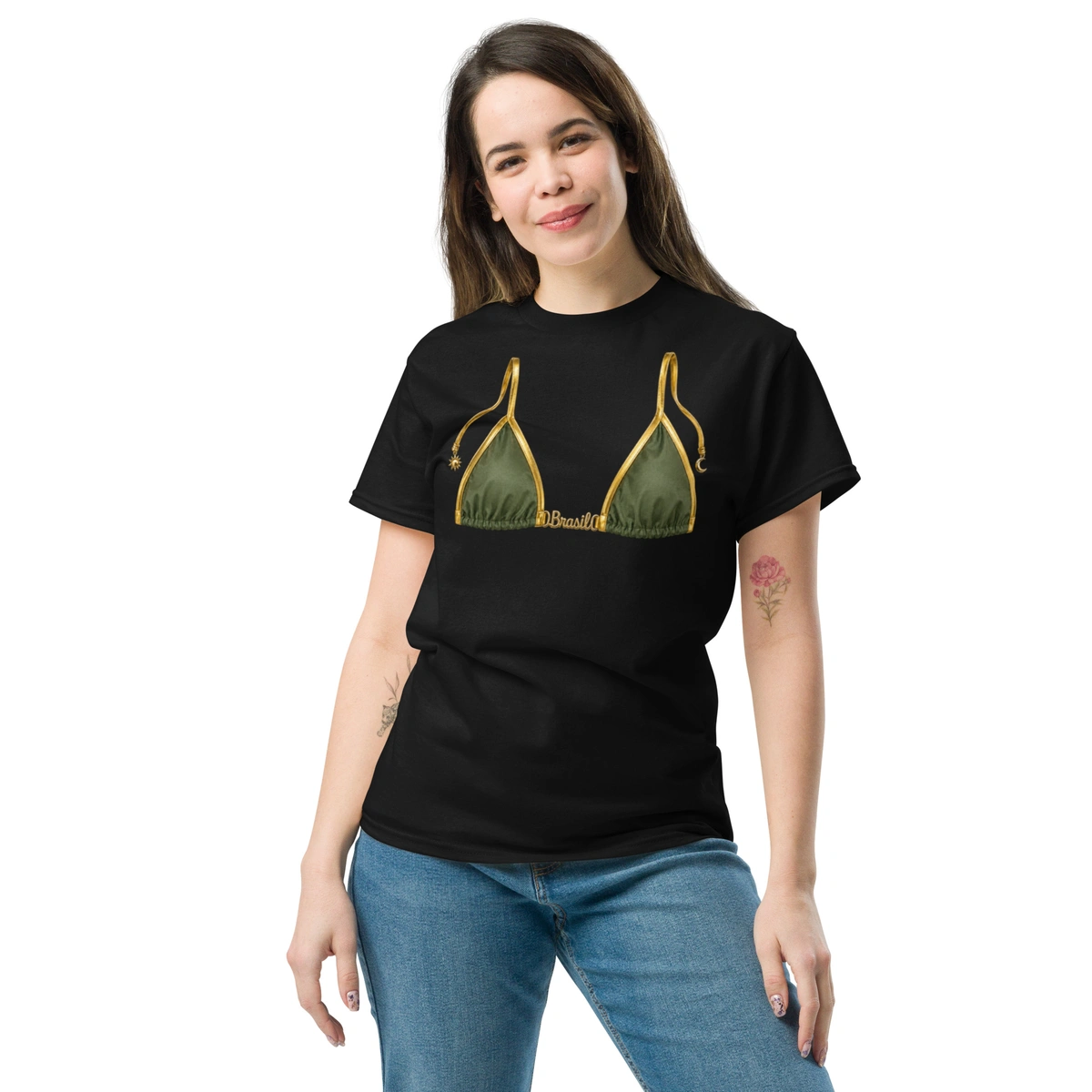 Camisa Feminina Baby Look Brasil Beach - Imagem 27