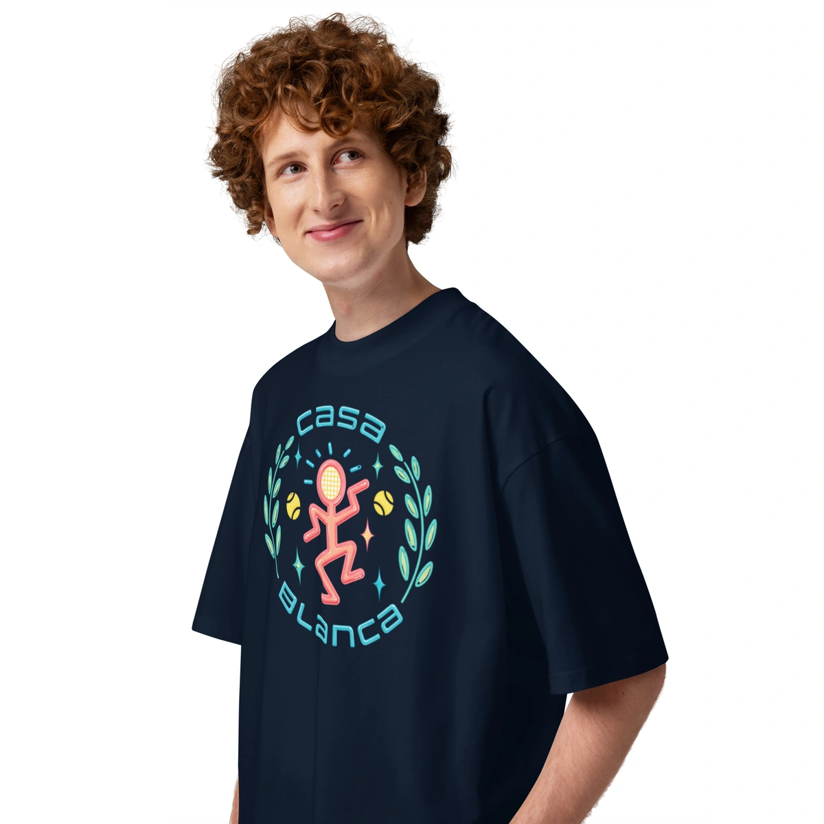 Camiseta Masculina Oversized Casa Blanca Play - Imagem 10