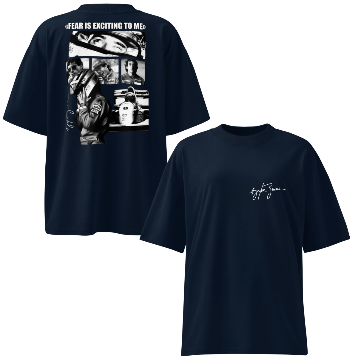Camiseta Masculina Oversized Ayrton Senna - Imagem 19