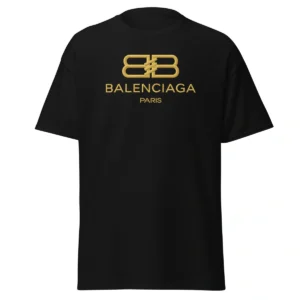 Camiseta Masculina Balenciaga Gold