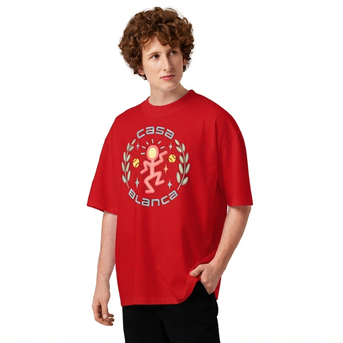 Camiseta Masculina Oversized Casa Blanca Play - Imagem 23