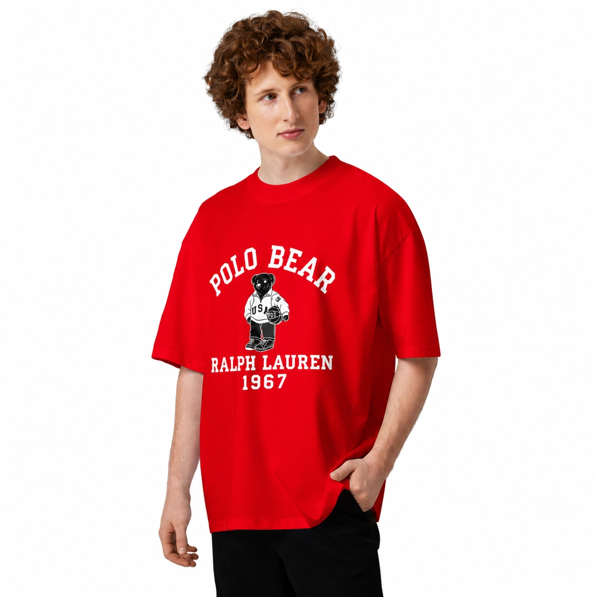 Camiseta Masculina Oversized Polo Bear Ralph Lauren - Imagem 13