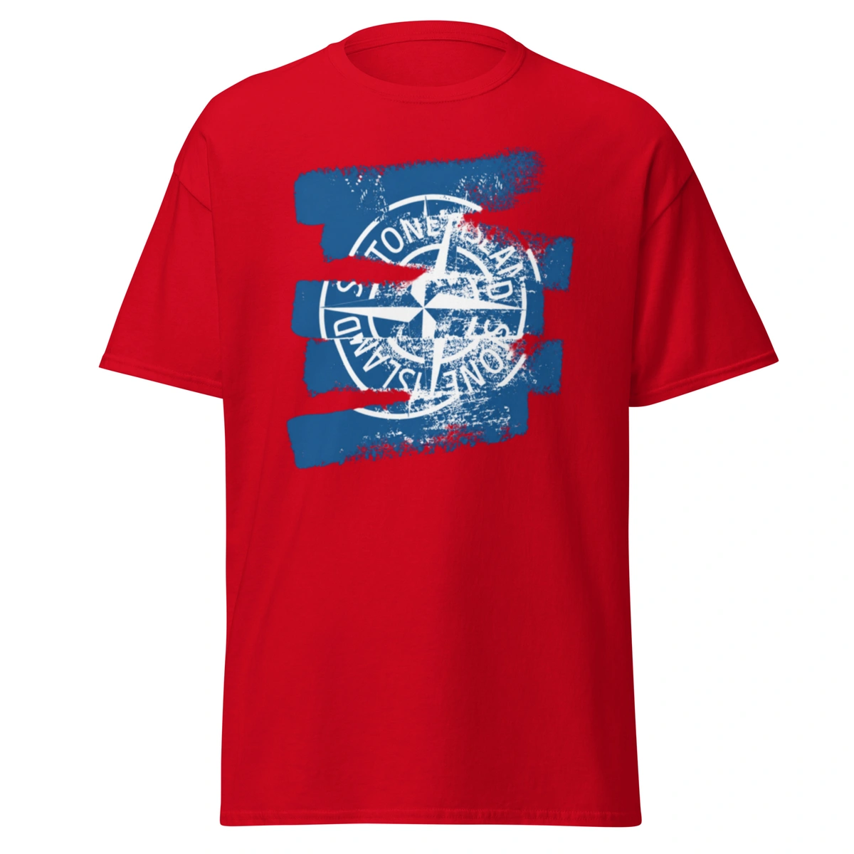 Camiseta Masculina Stone Island Blue Splash - Imagem 19