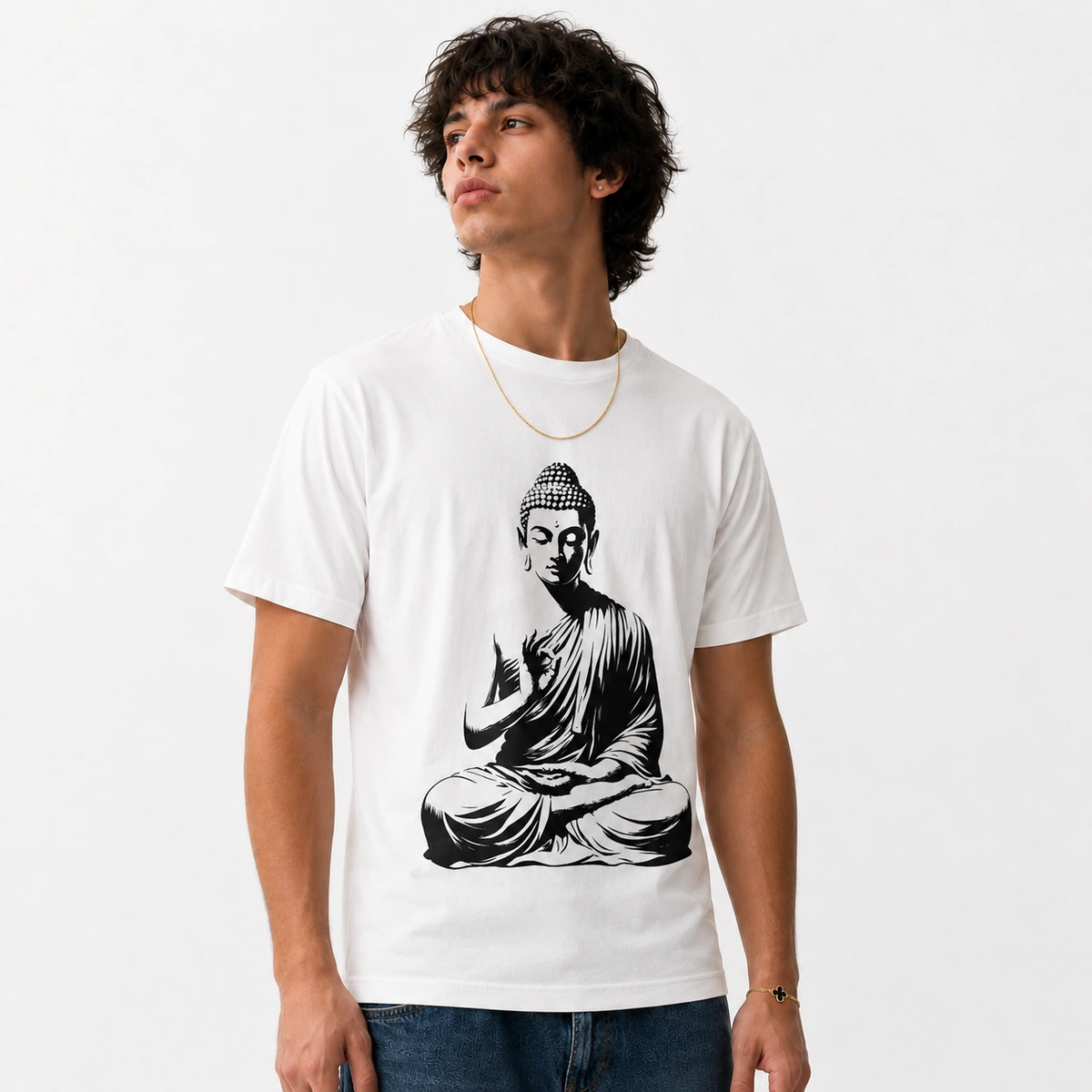 Camiseta Masculina Buddha Zen - Imagem 6