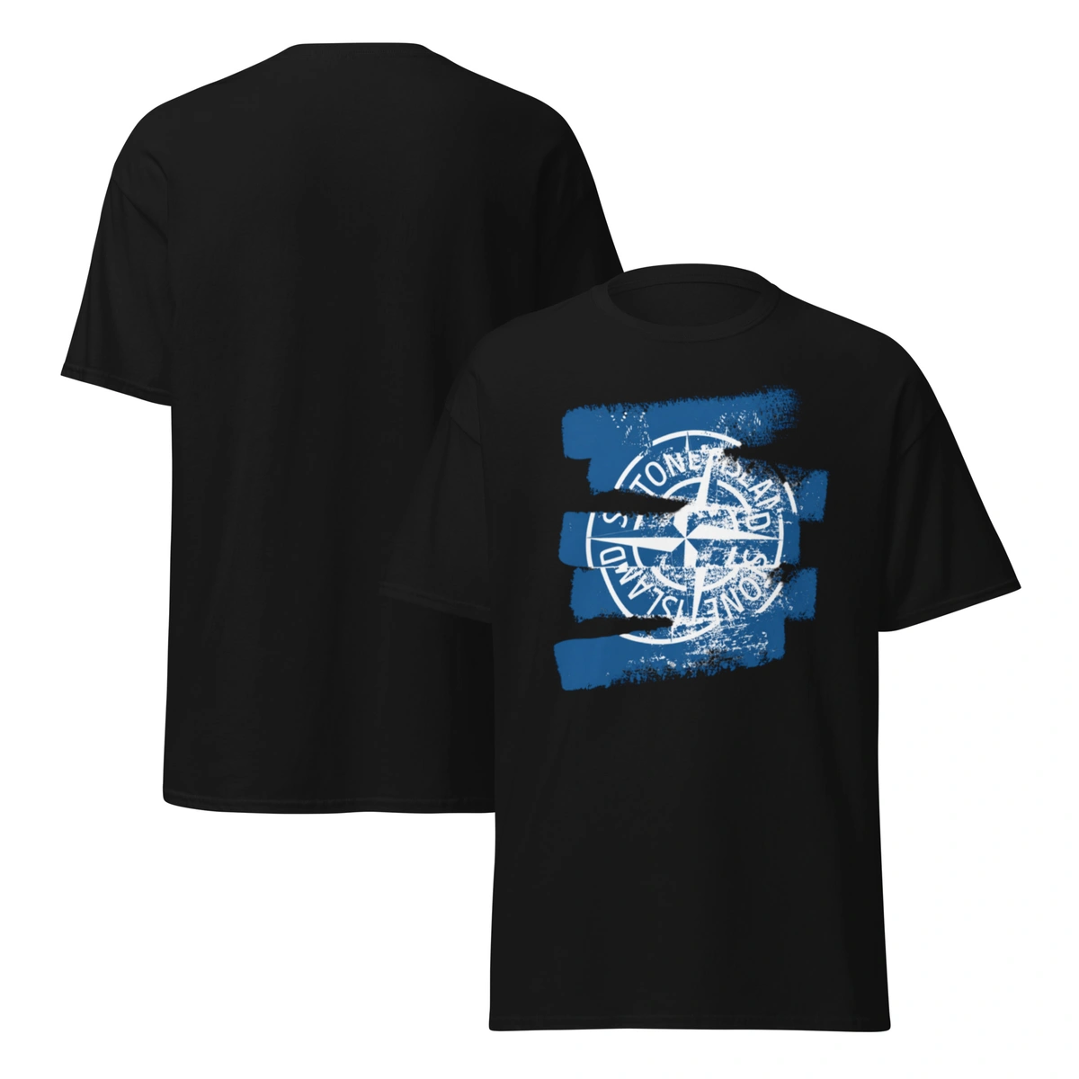 Camiseta Masculina Stone Island Blue Splash - Imagem 11