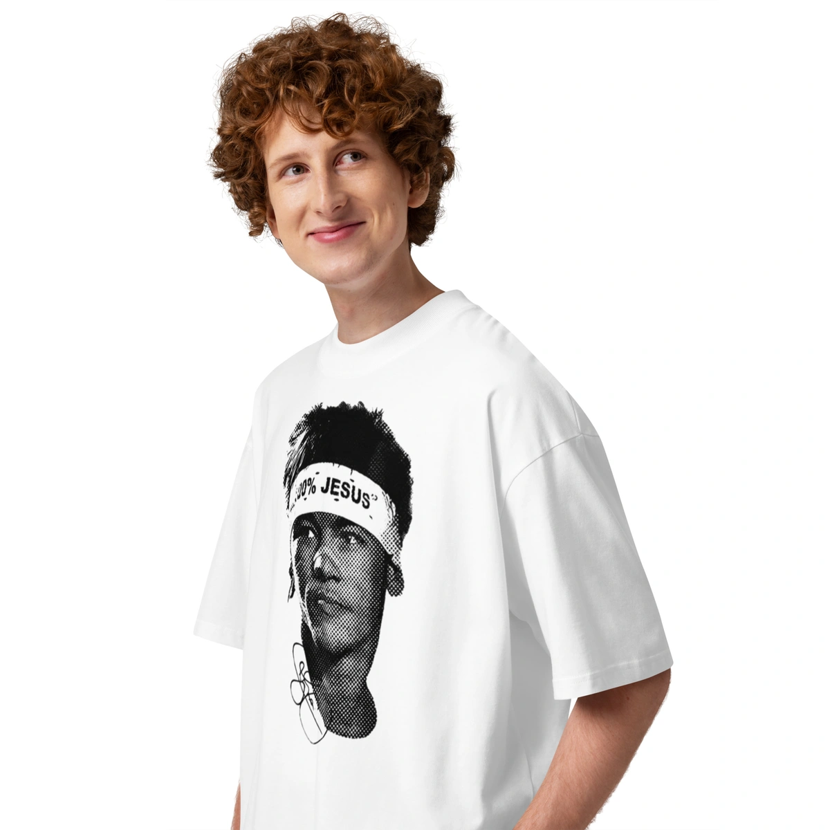Camiseta Masculina Oversized Neymar 100% Jesus - Imagem 10