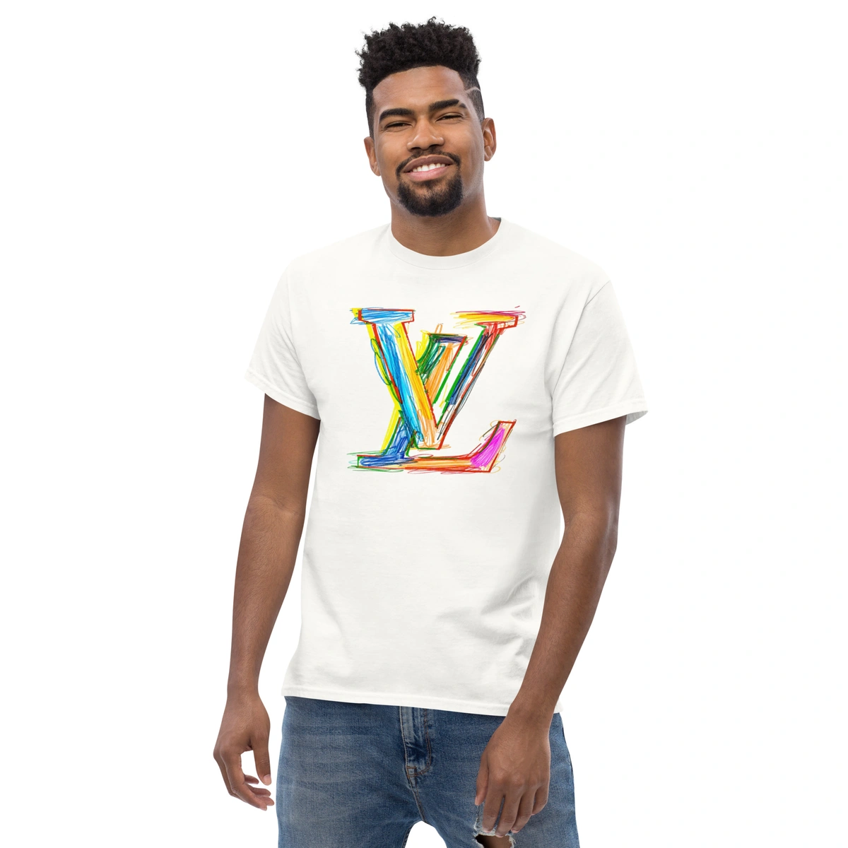 Camiseta Masculina Louis Vuitton Street - Imagem 3