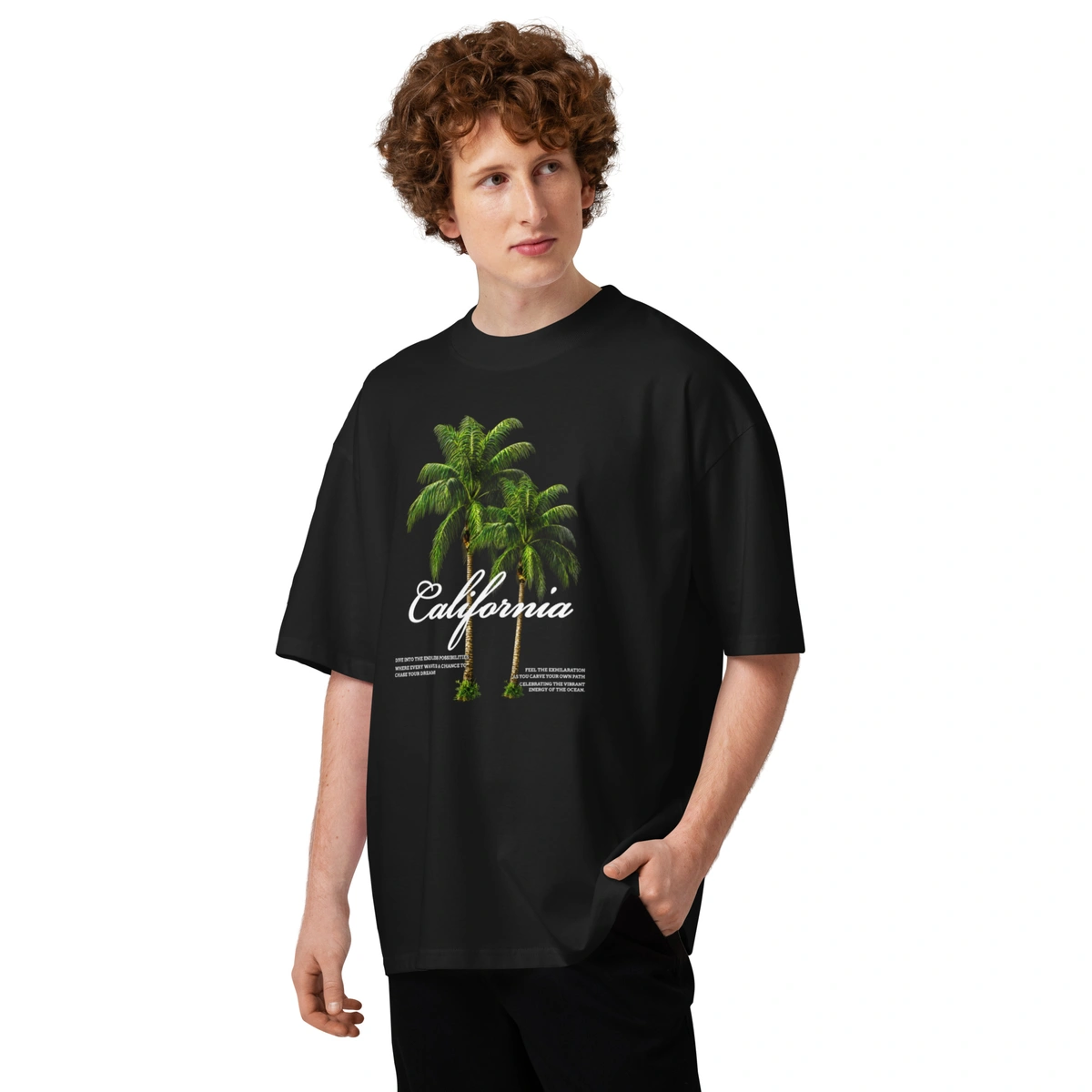 Camiseta Masculina Oversized Califórnia - Imagem 18