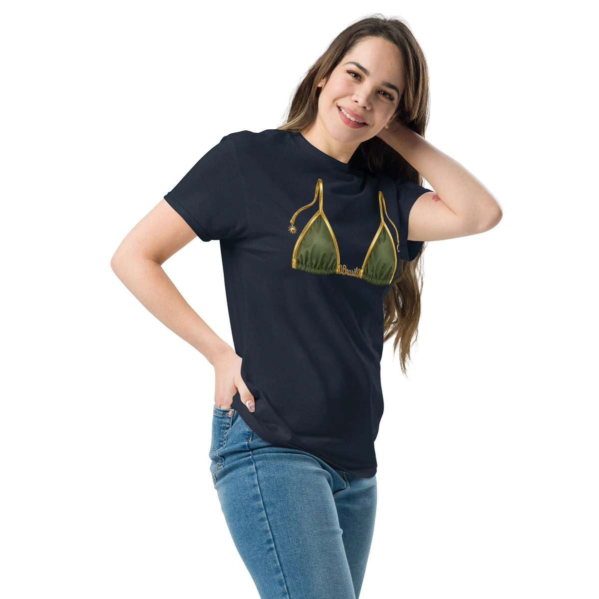 Camisa Feminina Baby Look Brasil Beach - Imagem 24