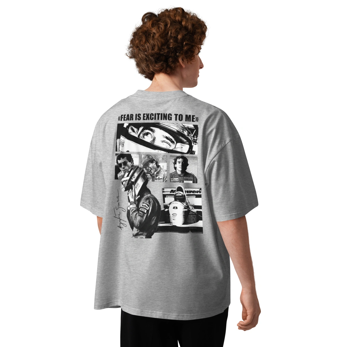 Camiseta Masculina Oversized Ayrton Senna - Imagem 35