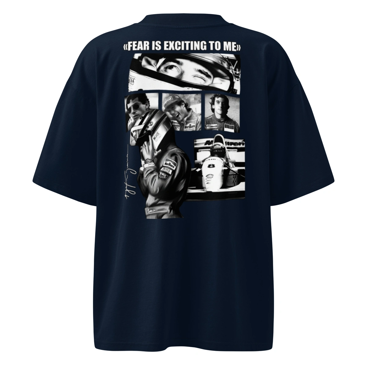 Camiseta Masculina Oversized Ayrton Senna - Imagem 21