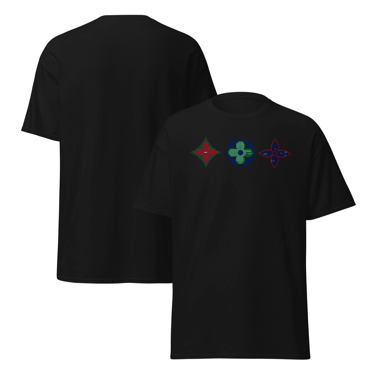 Camiseta Masculina Louis Vuitton Tricolor - Imagem 5