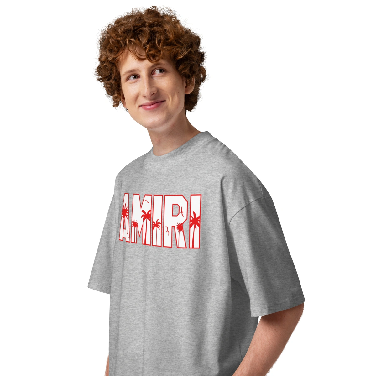 Camiseta Masculina Oversized Amiri Sunset - Imagem 25