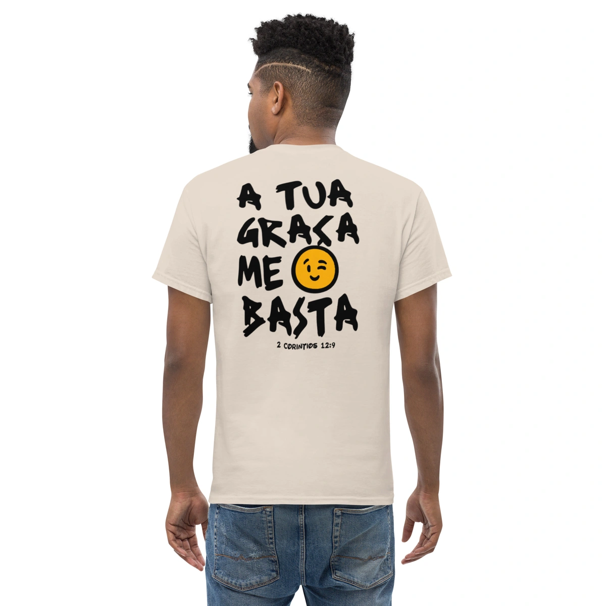 Camiseta Masculina Cristã A Tua Graça Me Basta - Imagem 29