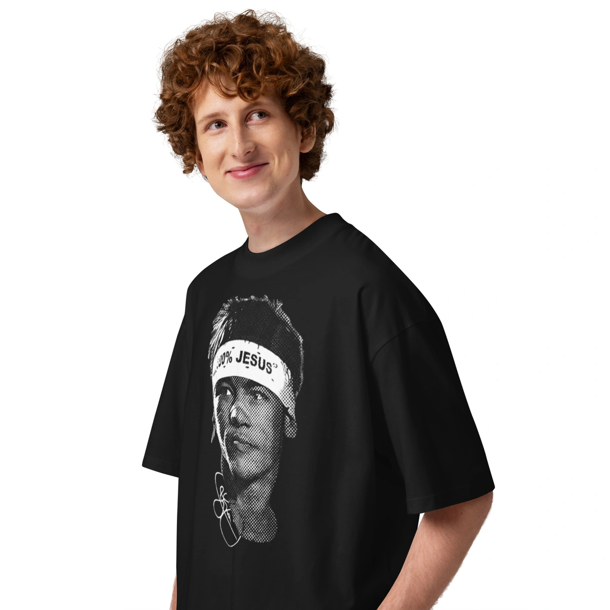 Camiseta Masculina Oversized Neymar 100% Jesus - Imagem 5