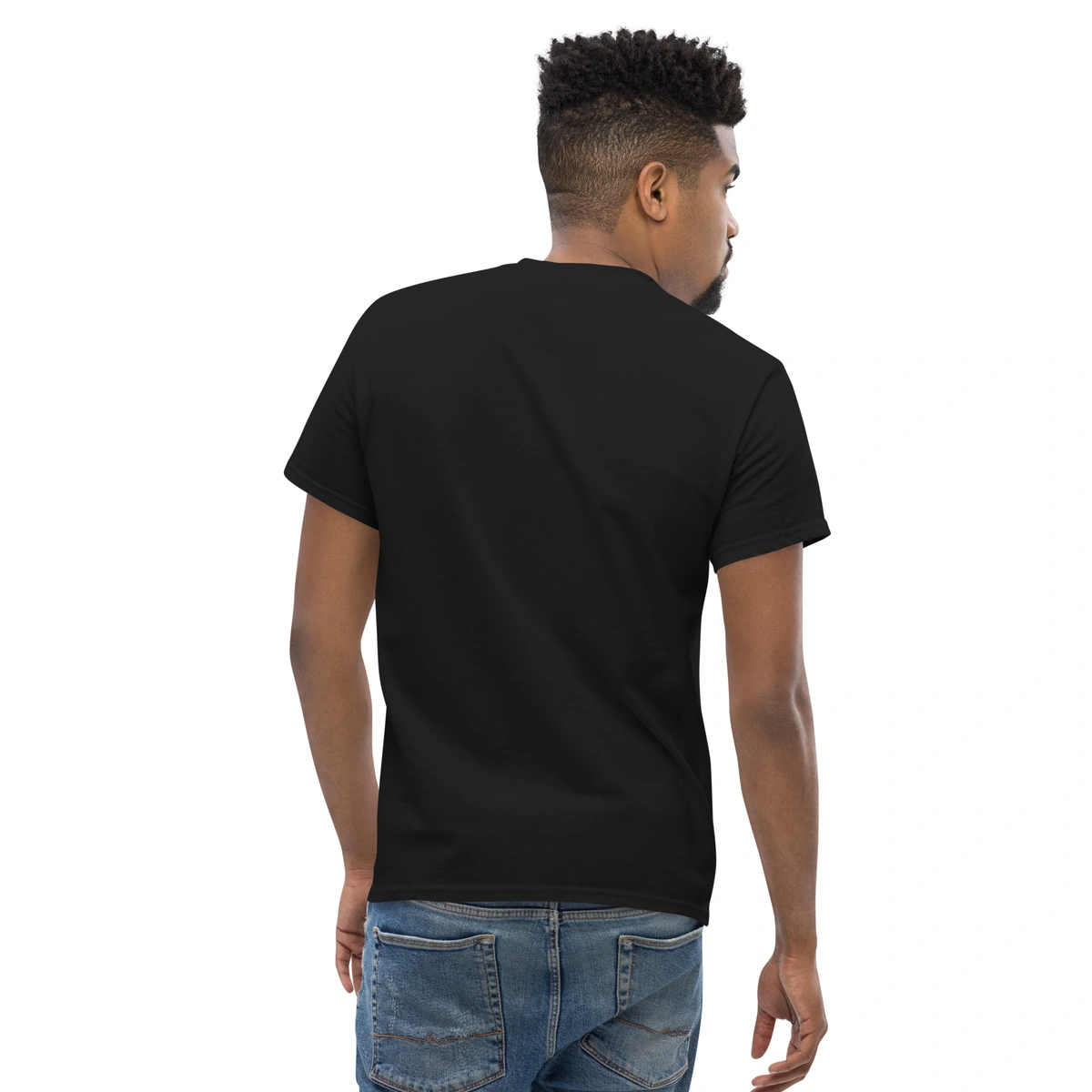 Camiseta Masculina Stone Island Blue & Gold - Imagem 4