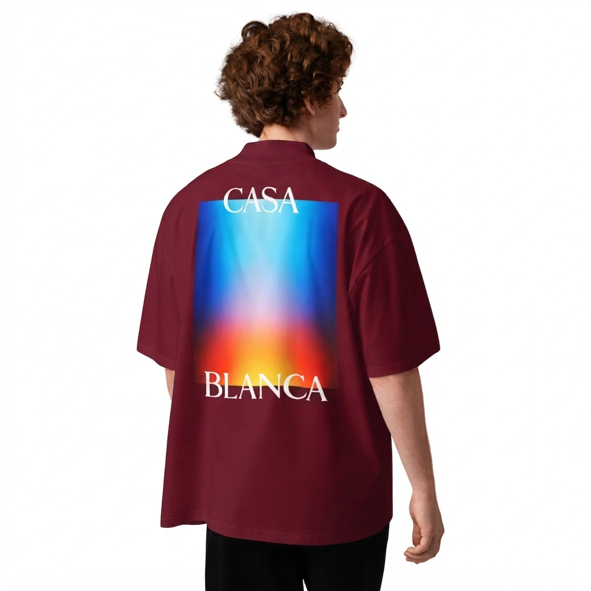 Camiseta Masculina Oversized Casa Blanca Aura - Imagem 23