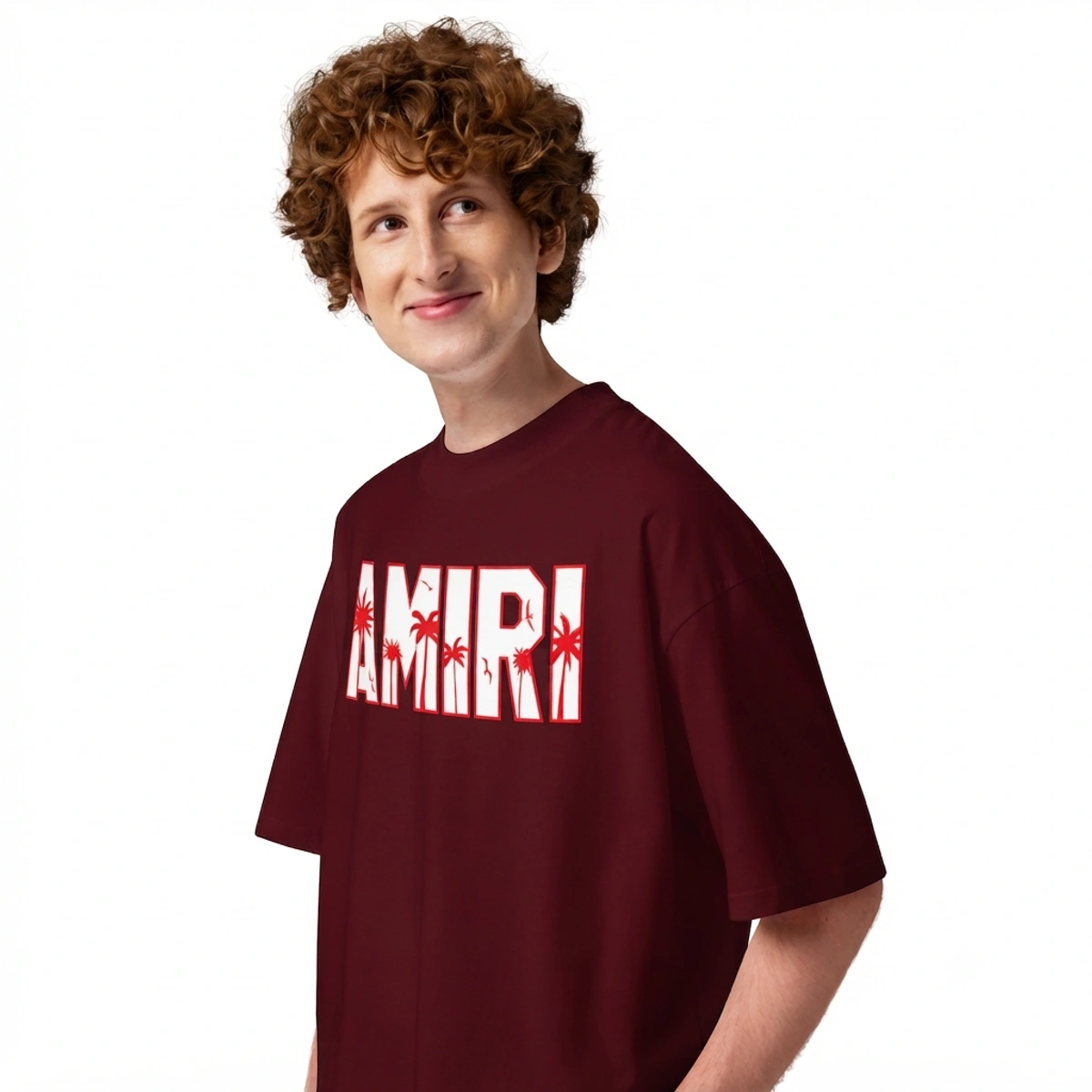 Camiseta Masculina Oversized Amiri Sunset - Imagem 10