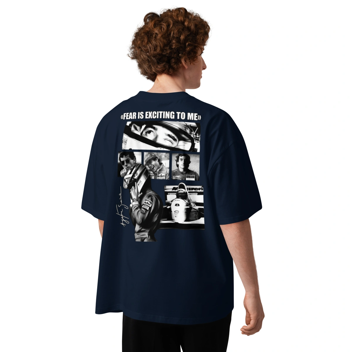 Camiseta Masculina Oversized Ayrton Senna - Imagem 23