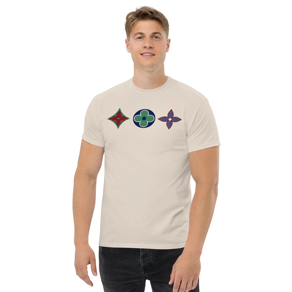 Camiseta Masculina Louis Vuitton Tricolor - Imagem 15