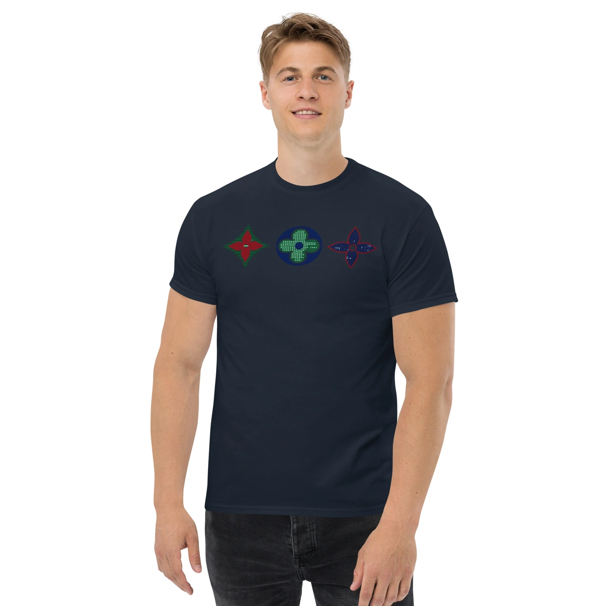 Camiseta Masculina Louis Vuitton Tricolor - Imagem 27