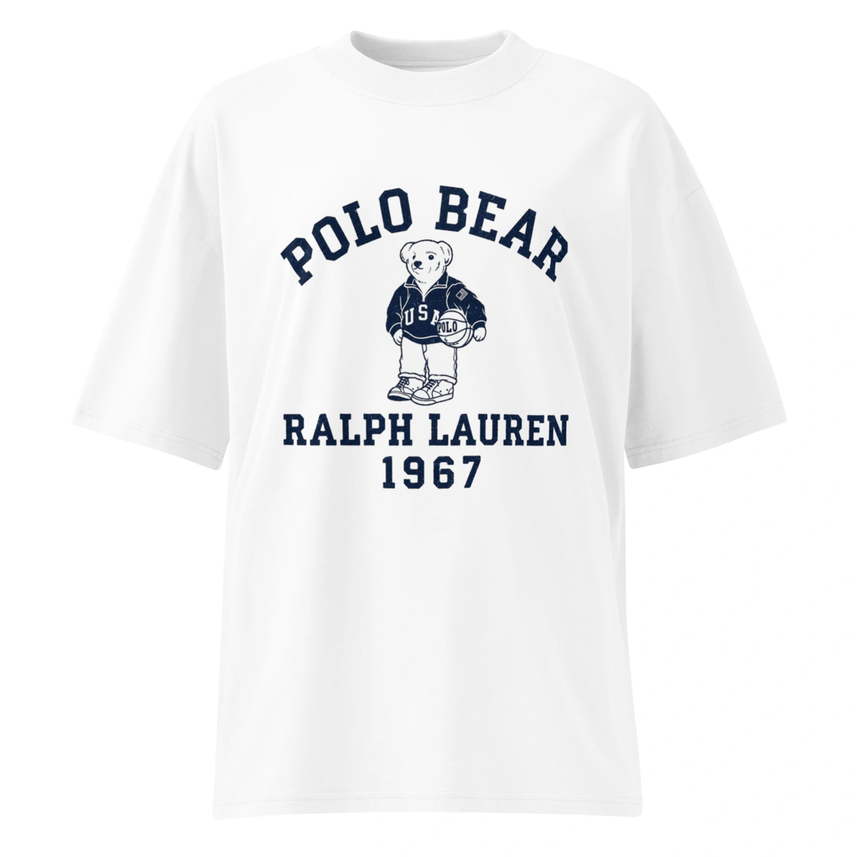 Camiseta Masculina Oversized Polo Bear Ralph Lauren - Imagem 6